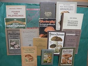 Sammlung von 15 älteren Büchern zum Thema: Pilze