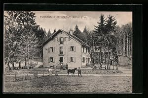 Carte postale Molsheim, Forsthaus Schirrgut