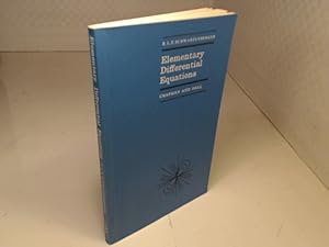 Bild des Verkufers fr Elementary Differential Equations. zum Verkauf von Antiquariat Silvanus - Inhaber Johannes Schaefer