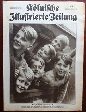 Seller image for Klnische Illustrierte Zeitung, 53. Jahrgang. Nr. 33 - 1944. Titel: Pimpfe fahren in die Welt. for sale by Antiquariat Ralf Rindle