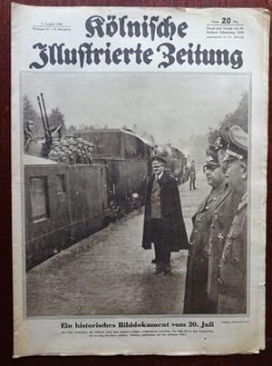 Kölnische Illustrierte Zeitung. Nr. 31 - 1944. Titel: Ein historisches Bilddokument vom 20. Juli.