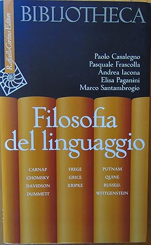 Filosofia del linguaggio