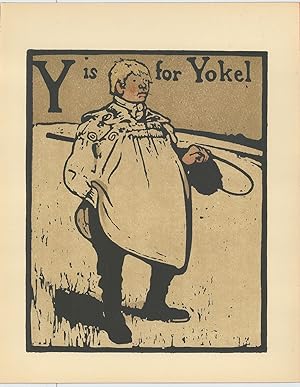 Seller image for Y is for Yokel. From "An Alphabet". for sale by Robert Frew Ltd. ABA ILAB