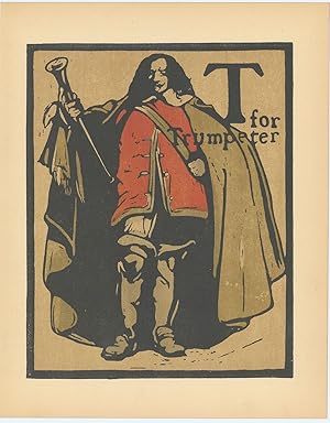 T for Trumpeter. From "An Alphabet".