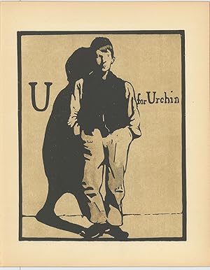 Seller image for U for Urchin. From "An Alphabet". for sale by Robert Frew Ltd. ABA ILAB