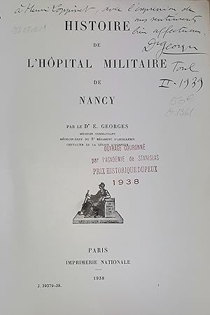 Histoire de l'Hôpital Militaire de Nancy