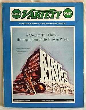 Immagine del venditore per Daily Variety Magazine Twenty-Eighth Anniversary Edition Tuesday, October 24, 1961 venduto da Argyl Houser, Bookseller