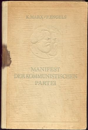 Bild des Verkäufers für Manifest der kommunistischen Partei. zum Verkauf von Antiquariat Buechel-Baur