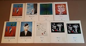 Seller image for The Little Library of Art: Vol 31 Miro (1924-40; Vol 32 Miro (1940-55); Vol 34 Klee (Figures & Masks); Vol 95 Magritte (paint); Vol 98 Vasarely (1930-70); Vol 102 Surrealist Painting (1919-39); Vol 103 Surrealist Painting (1940-70)(+ 2 doubles #32 & 102) for sale by Nessa Books