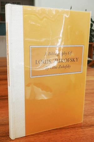 Bild des Verkufers fr A Bibliography of Louis Zukofsky (Signed by Louis and Celia Zukofsky) zum Verkauf von Derringer Books, Member ABAA