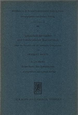 Bild des Verkufers fr Sptjdisch-hretischer und frhchristlicher Radikalismus; Band 1., Das Sptjudentum zum Verkauf von Schrmann und Kiewning GbR