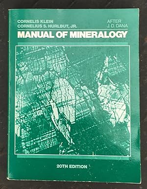 Imagen del vendedor de Manual of Mineralogy : (After James D. Dana) a la venta por Laura Books