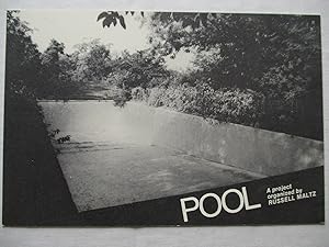 Seller image for Russell Maltz Pool Photo Documentation Artists Space 1980 Exhibition invite postcard for sale by ANARTIST