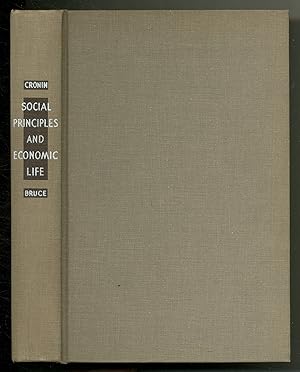 Bild des Verkufers fr Social Principles and Economic Life zum Verkauf von Between the Covers-Rare Books, Inc. ABAA