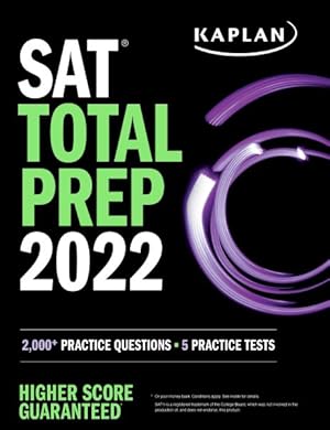 Immagine del venditore per Kaplan SAT Total Prep 2022 venduto da GreatBookPrices