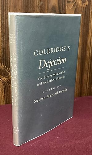 Seller image for Coleridge's Dejection: The Earliest Manuscripts and Earliest Printings for sale by Palimpsest Scholarly Books & Services