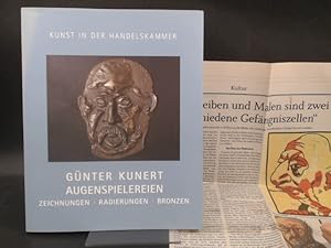 Image du vendeur pour Gnter Kunert. Augenspielerein. Zeichnungen. Radierungen. Bronzen. mis en vente par Antiquariat Kelifer