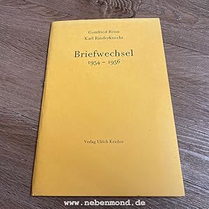 Imagen del vendedor de Briefwechsel 1954-1956 (Limitierte Erstausgabe). a la venta por nebenmond
