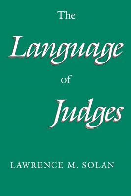 Imagen del vendedor de The Language of Judges (Paperback or Softback) a la venta por BargainBookStores