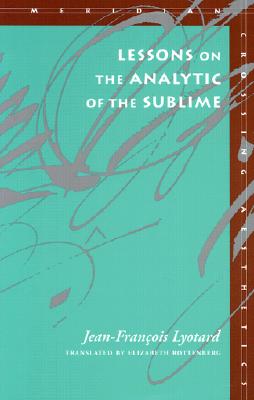 Seller image for Lessons on the Analytic of the Sublime (Paperback or Softback) for sale by BargainBookStores