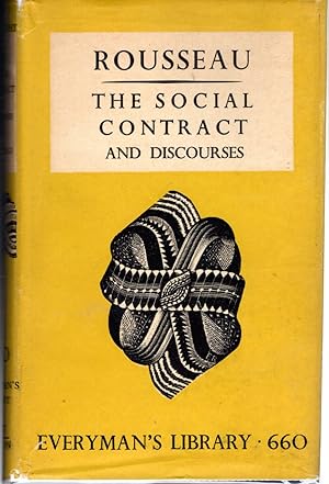 Seller image for The Social Contract and Discourses (Everyman's Library #660) for sale by Dorley House Books, Inc.