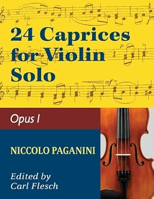 Imagen del vendedor de Paganini: 24 Caprices, Op. 1 - Violin solo (Paperback or Softback) a la venta por BargainBookStores