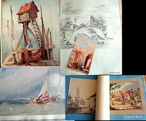 Victorian or Late Georgian Album of Watercolours, poetry, etc. With 3 watercolours after Samuel P...