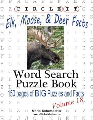 Bild des Verkufers fr Circle It, Elk, Moose, and Deer Facts, Word Search, Puzzle Book (Paperback or Softback) zum Verkauf von BargainBookStores