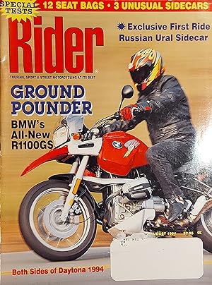 Imagen del vendedor de Rider Magazine, Vol.21, No.8, August 1994 a la venta por Mister-Seekers Bookstore