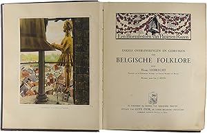 Image du vendeur pour Enkele overleveringen en gebruiken van Belgische folklore mis en vente par Untje.com