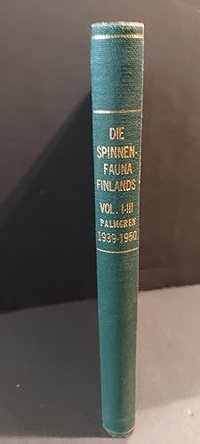 Die Spinnenfauna Finnlands Vols.1,2 And 3 - The Spiders Fauna Of Finland (Binded)