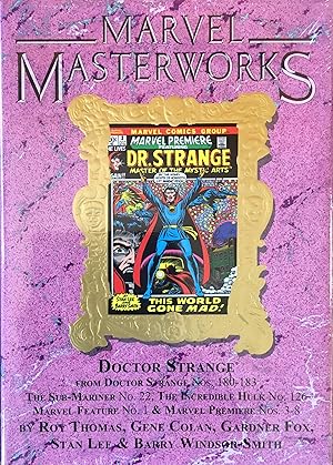 Immagine del venditore per MARVEL MASTERWORKS Vol. 130 (Gold Foil Variant) - DOCTOR STRANGE Nos. 180-183, MARVEL PREMIERE 3-8 & more venduto da OUTSIDER ENTERPRISES