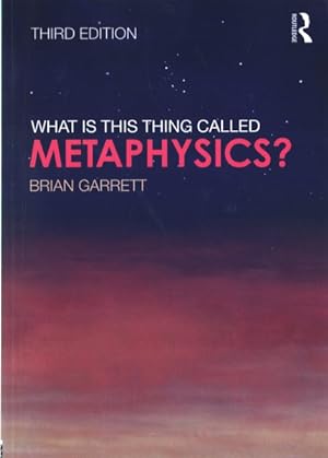 Imagen del vendedor de What Is This Thing Called Metaphysics? a la venta por GreatBookPrices