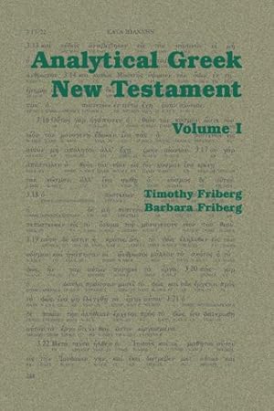 Immagine del venditore per Analytical Greek New Testament venduto da GreatBookPrices