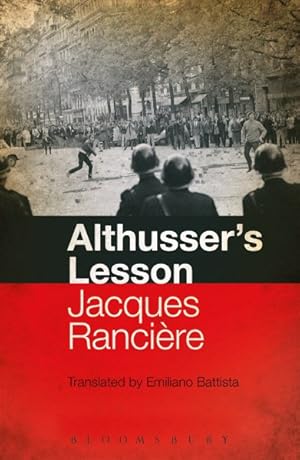Seller image for Althusser's Lesson for sale by GreatBookPrices