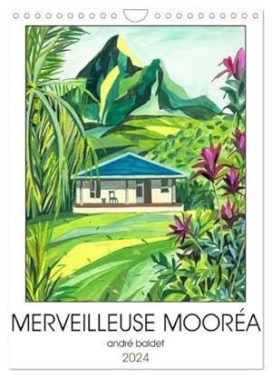 Seller image for MERVEILLEUSE MOORA (Calendrier mural 2024 DIN A4 horizontal), CALVENDO calendrier mensuel : Un tour de lle de Moora, par la route ctire for sale by AHA-BUCH GmbH