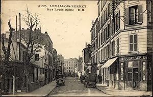 Ansichtskarte / Postkarte Levallois Perret Hauts de Seine, Rue Louis Blanc, Bäckerei