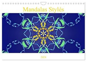 Seller image for Mandalas Styls (Calendrier mural 2024 DIN A4 vertical), CALVENDO calendrier mensuel for sale by BuchWeltWeit Ludwig Meier e.K.