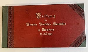 Festzug des Neunten Deutschen Turnfestes zu Hamburg 24. Juli 1898. Entworfen von H[ermann] de Bru...