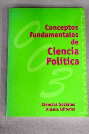 Imagen del vendedor de Conceptos fundamentales de ciencia poltica a la venta por Alcan Libros