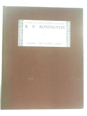 Imagen del vendedor de R.P.Bonington (Famous Water-Colour Painters) a la venta por World of Rare Books