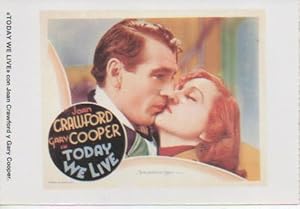 Imagen del vendedor de Postal E07709: Las Mas Bellas Postales. Carteles de Cine " TODAY WE LIVE" con Joan Crawford y Gary Cooper a la venta por EL BOLETIN