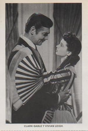 Imagen del vendedor de Postal E07697: Las Mas Bellas Postales. Cine de los aos 40. Clark Gable. Vivian Leigh a la venta por EL BOLETIN