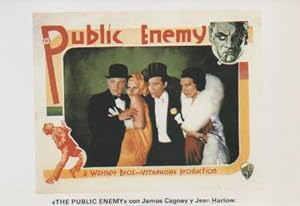 Imagen del vendedor de Postal E07721: Las Mas Bellas Postales. Carteles de Cine. " THE PUBLIC ENEMY" con James Cagney y Jean Harlow a la venta por EL BOLETIN