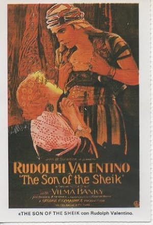 Image du vendeur pour Postal E07702: Las Mas Bellas Postales. Carteles de Cine "THE SON OF THE SHEIK" con Rodolfo Valentino mis en vente par EL BOLETIN