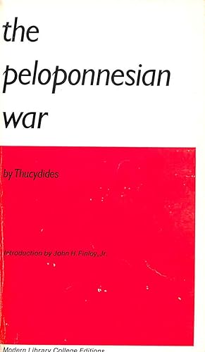 Immagine del venditore per The Peloponnesian War - Unabridged Crowley Trans venduto da M Godding Books Ltd