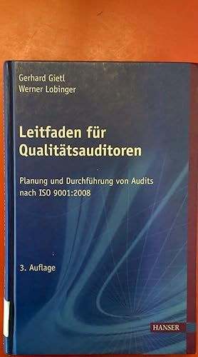 Seller image for Leitfaden fr Qualittsauditoren (3. Auflage) for sale by biblion2