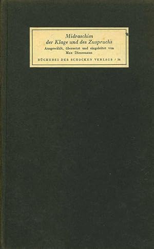 Imagen del vendedor de Ausgewhlt, bersetzt u. mit einem Vorwort von Max Dienemann. (= Bcherei des Schocken Verlags 36). a la venta por ANTIQUARIAT MATTHIAS LOIDL