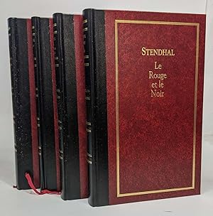 Lot de 4 Romans de Stendhal: La chartreuse de Parme / Armance / Le rouge et le noir / Lucien Leuwen