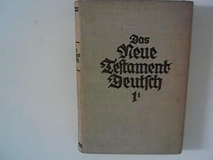 Image du vendeur pour Das Neue Testament Deutsch. Neues Gttinger Bibelwerk herausgegeben von Paul Althaus und Johannes Behm. Ersten Bandes 1. Halbband: Einleitung zum Neuen Testament, Das Evangelium nach Markus, Das Evangelium nach Matthus. Ersten Bandes 2. Halbband: Das Evangelium nach Lukas, Das Evangelium nach Johannes // Zweiter Band: Apostelgeschichte und Briefe des Apostels Paulus // Dritter Band: Die Briefe an Timotheus und Titus, Der Brief an die Hebrer, Die Briefe des Jakobus, Petrus, Judas und Johannes mis en vente par ANTIQUARIAT FRDEBUCH Inh.Michael Simon